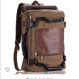multi-wear canvas backpack